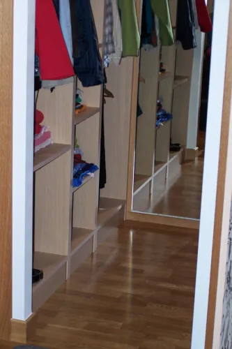 Vestidor reformado.