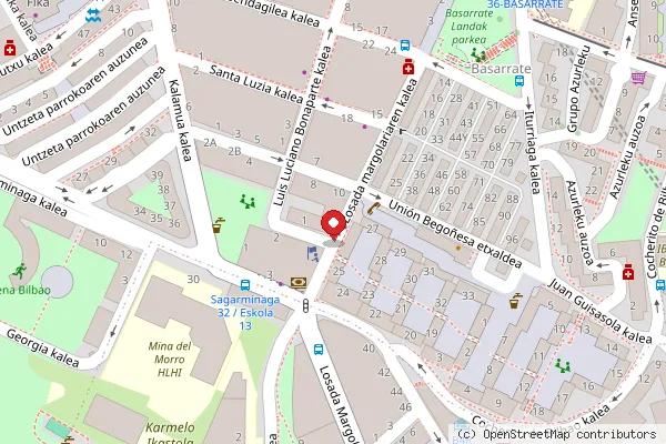 Plano de la zona de Bodega BIDE