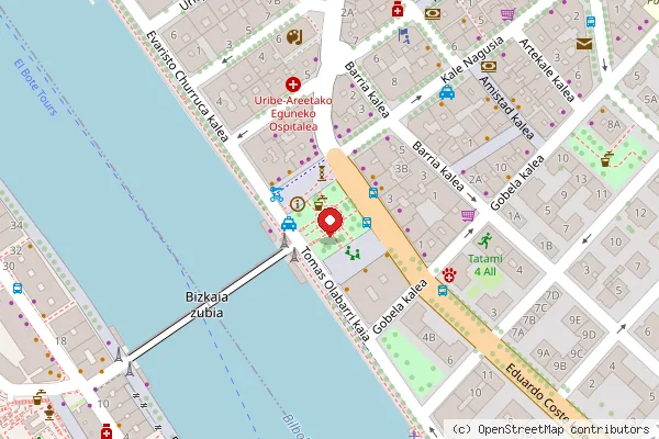 Plano de la zona de Escuela de baile Vivó la Dance