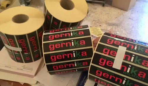 Pegatinas para Pastelerías Gernika