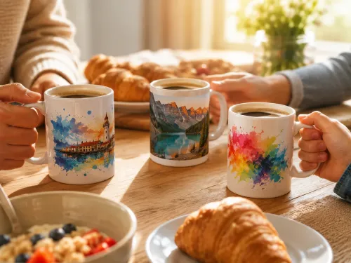 Una taza distinta para cada uno de la casa.